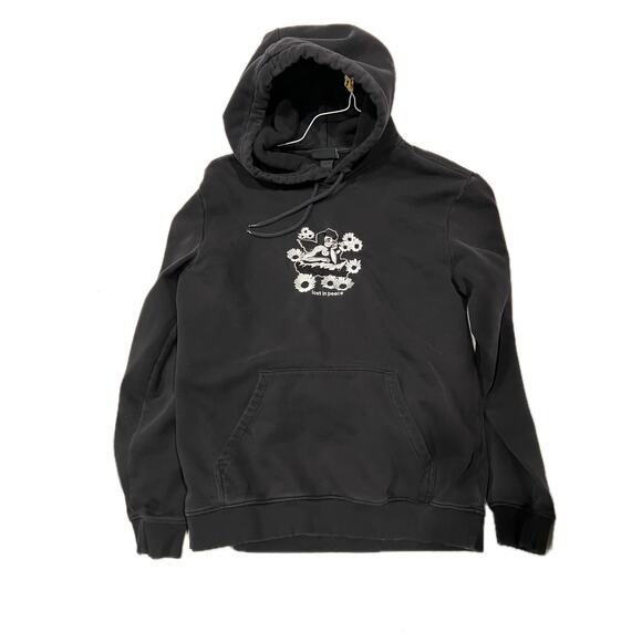 H&M Regular Fit Black Hoodie Mens S - Picture 1 of 4